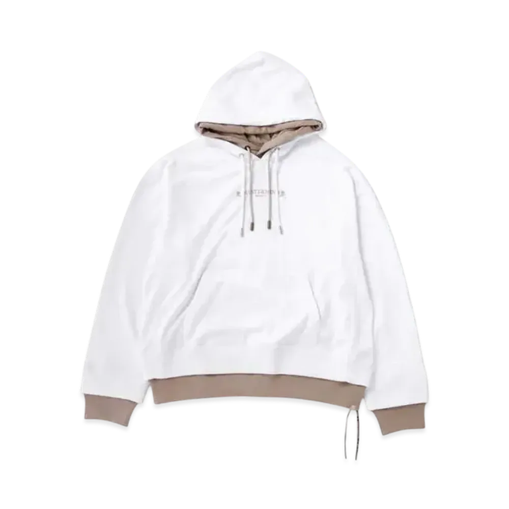 mastermind WORLD Boxy Layered Hoodie "White Sand"