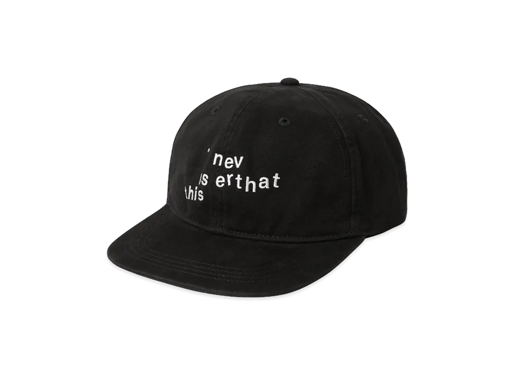 thisisneverthat Broken Logo Cap "Black"