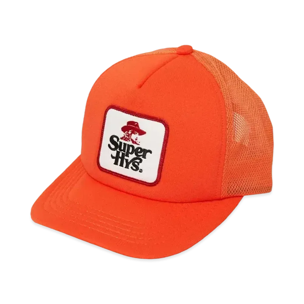 HYSTERIC GLAMOUR HYS Hat Patch Mesh Cap "Orange"