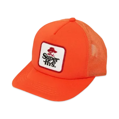 HYSTERIC GLAMOUR HYS Hat Patch Mesh Cap "Orange"