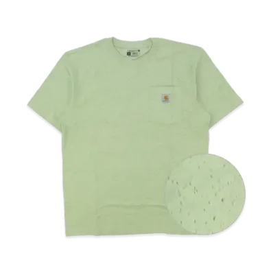Carhartt Relaxed Fit Heavyweight Short-Sleeve Pocket T-Shirt "Soft Green Nep"
