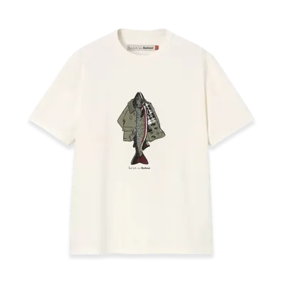 Barbour x Paul Smith Fishing Jacket T-Shirt "Off White"
