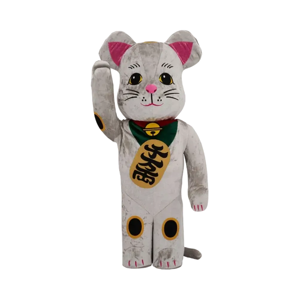 Bearbrick Manekineko Kigurumi Gin 1000%