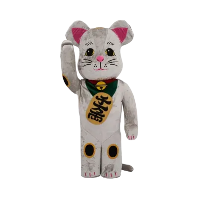 Bearbrick Manekineko Kigurumi Gin 1000%