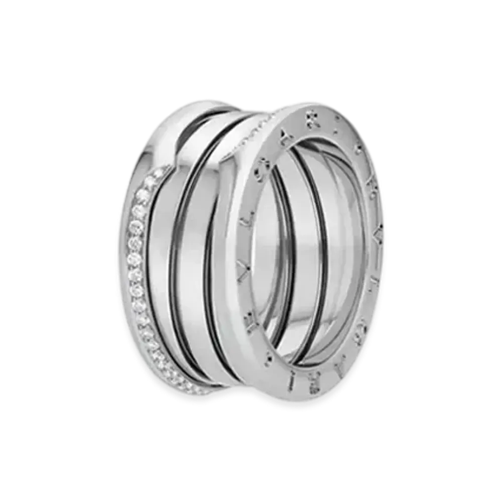 BVLGARI B.Zero1 Ring Diamond 18K "White Gold"
