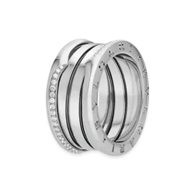 BVLGARI B.Zero1 Ring Diamond 18K "White Gold"