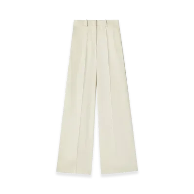 Jil Sander Women's Trousers "Ivory"