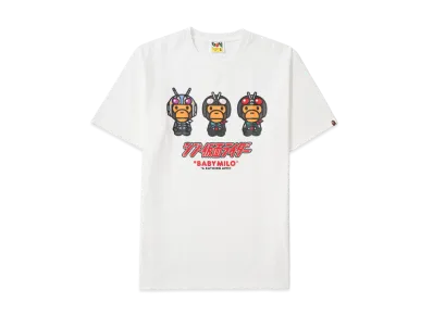 A BATHING APE x Shin Kamen Rider #2 Baby Milo Tee "White"