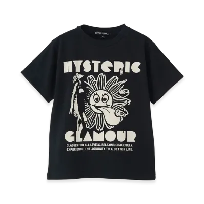 HYSTERIC GLAMOUR Flower Trippin T-Shirt "Black"