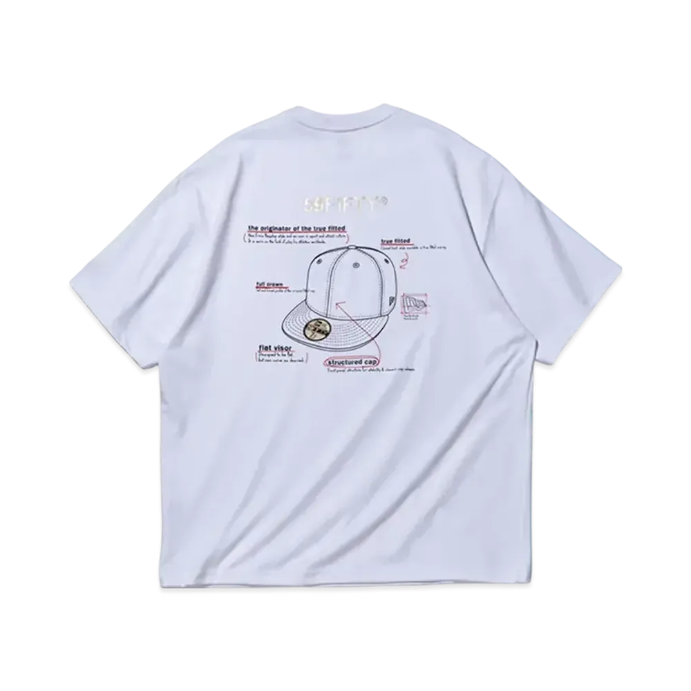 NEW ERA Short Sleeve Performance T-Shirt 59Fifty Day Memorial Collection 59Fifty "White"