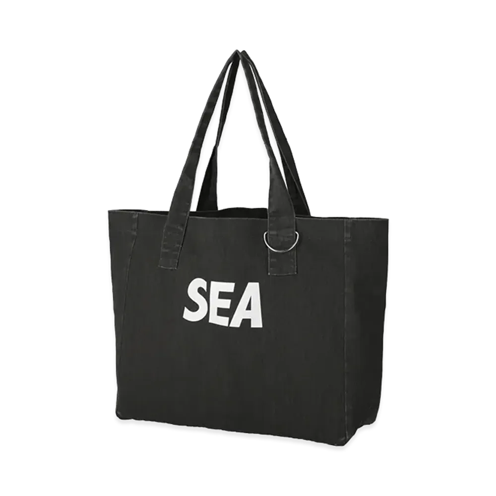 WIND AND SEA Faded Tote Bag "Black"