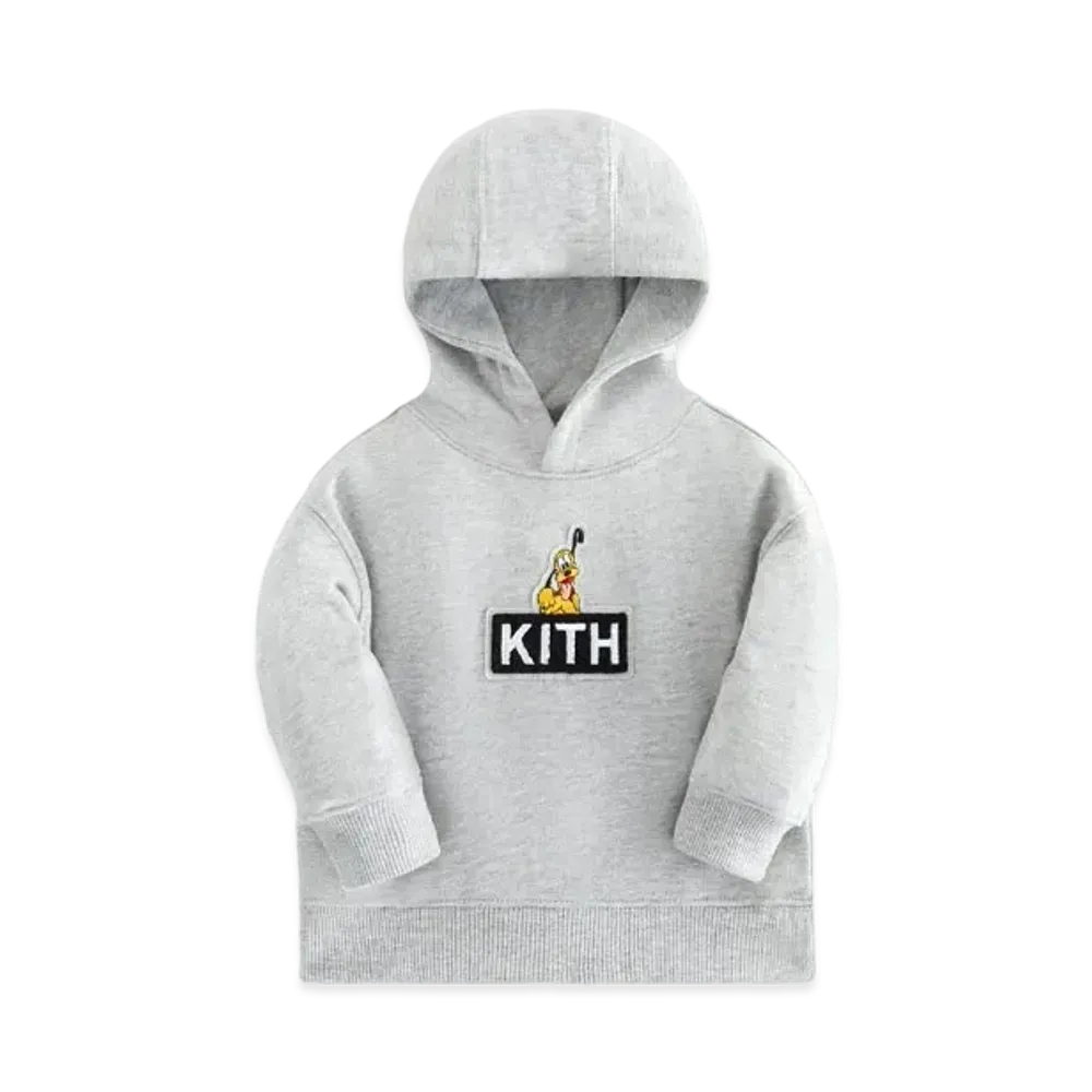 Disney | Kith Baby for Mickey & Friends Pluto Classic Logo Hoodie "Light Heather Grey"