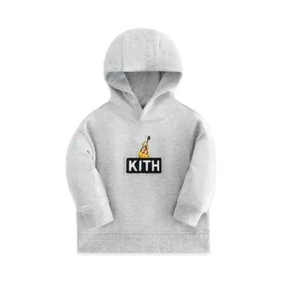 Disney | Kith Baby for Mickey & Friends Pluto Classic Logo Hoodie "Light Heather Grey"