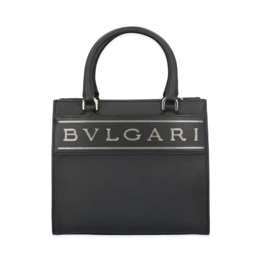 BVLGARI BVLGARI Logo Tote "Black"