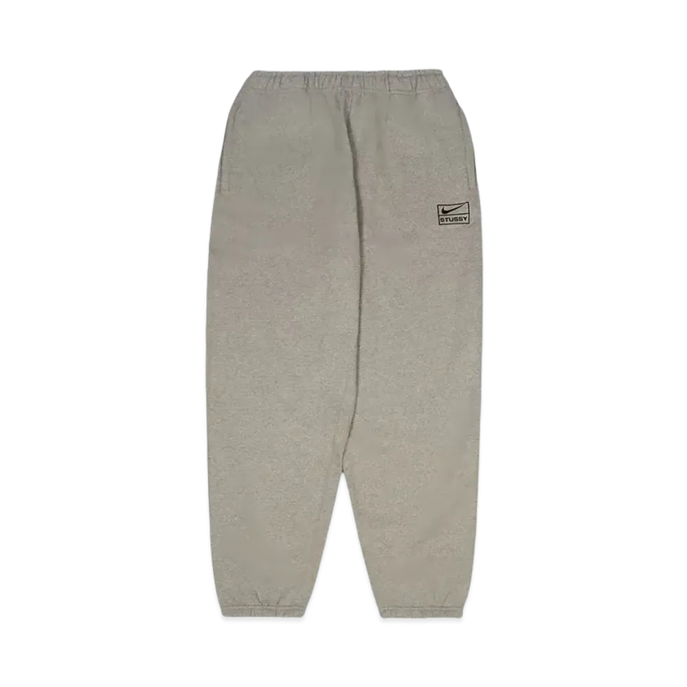 Stussy × Nike NRG Washed Fleece Pant (Asia Size) "Grey" DJ9491-063