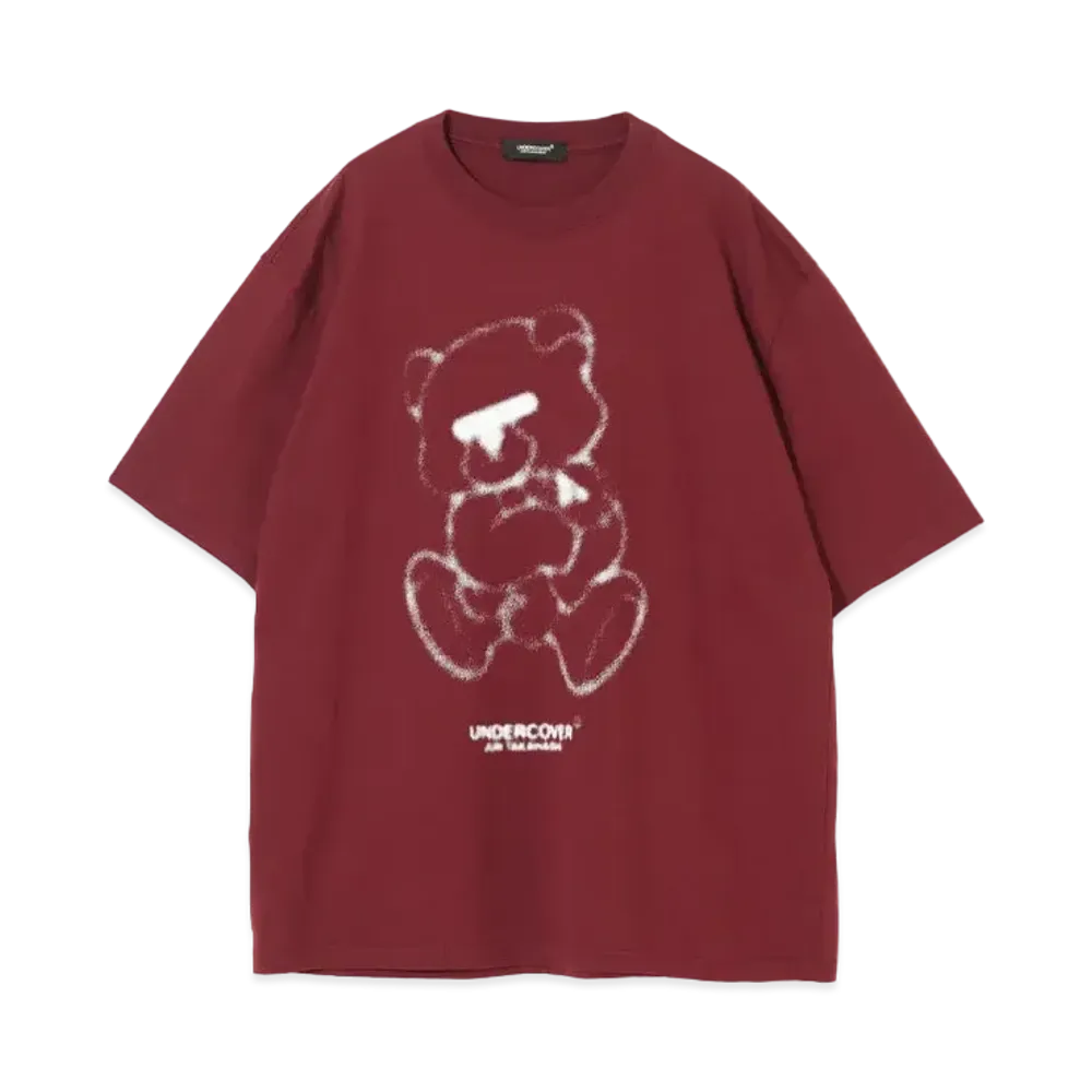 UNDERCOVER Cotton T-Shirt "Bordeaux"