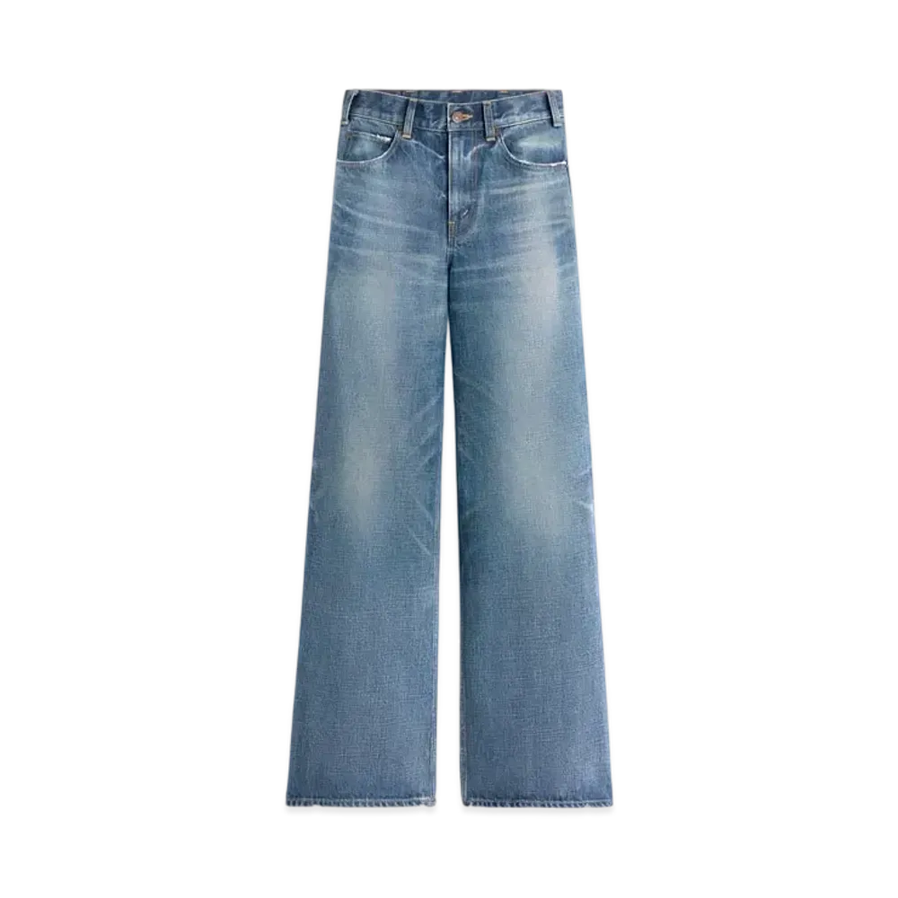 CELINE Flared Surf Jeans In Union Wash Denim "Union Wash"