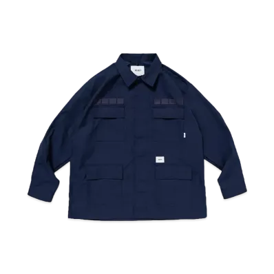 WTAPS JMOD 02 / LS / CTPL. Twill. Protect "Navy"