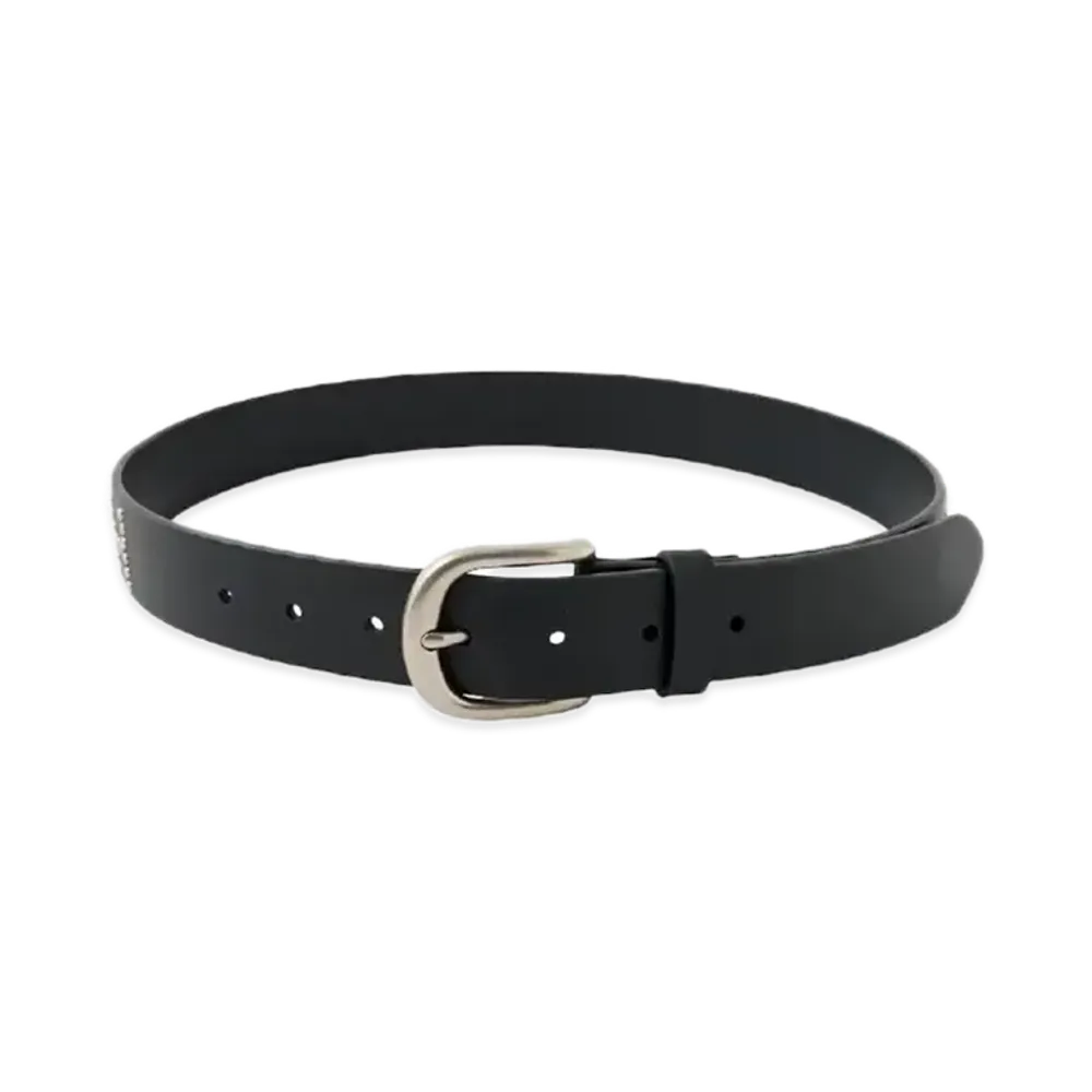BlackEyePatch WOMEN x MOUSSY Bep Heart Studs Belt "Black"