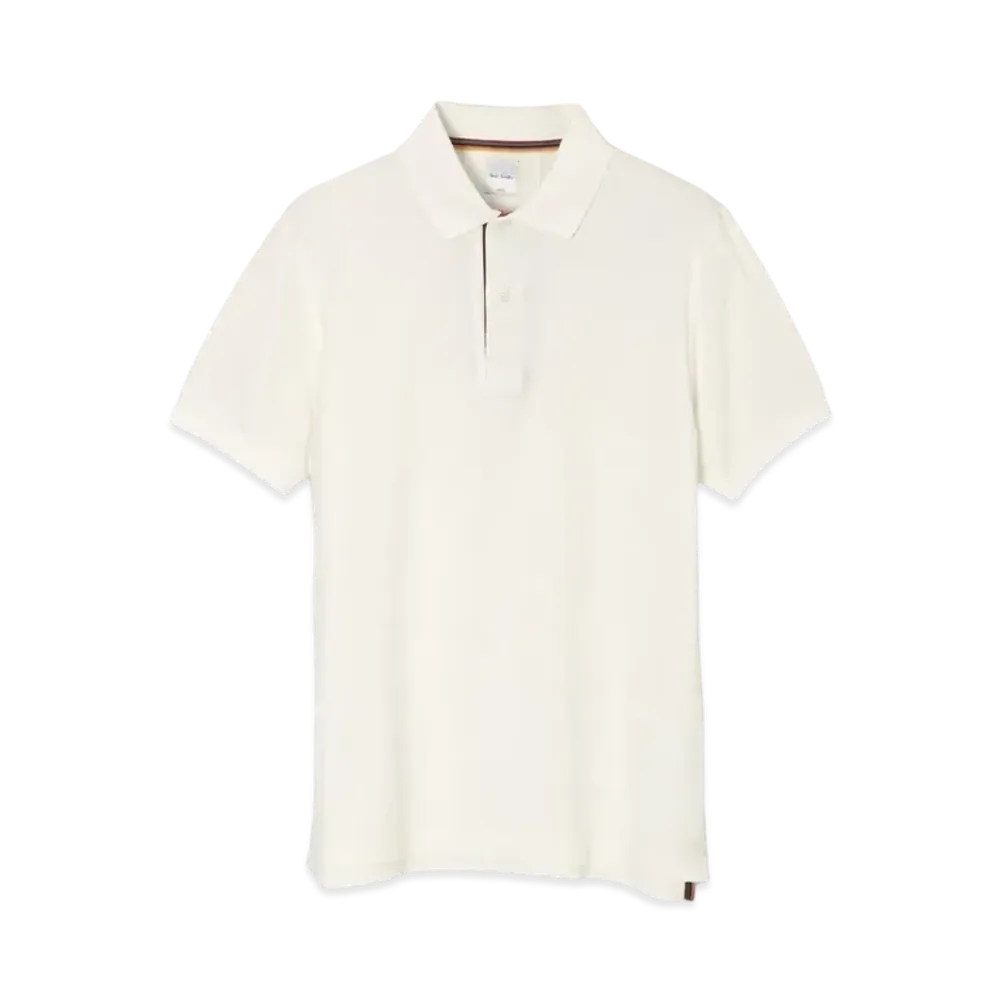 Paul Smith Artist Stripe Polo Shirt "White"
