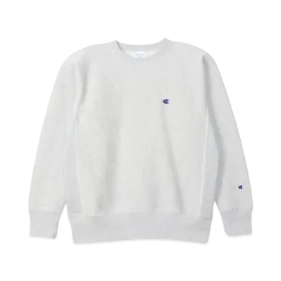 Champion Reverse Weave Crew Neck Sweatshirt 24FW "Silver Gray"