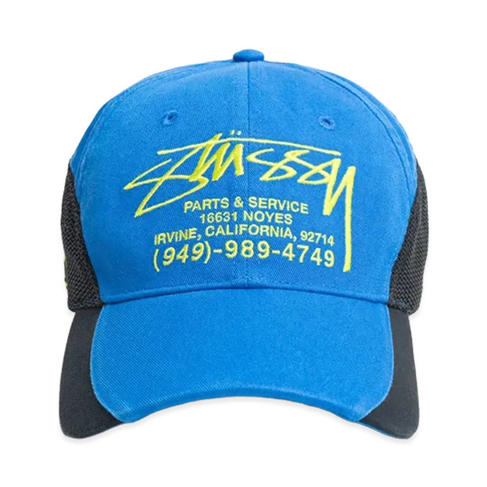 Stussy Parts & Service Mesh Cap "Blue"