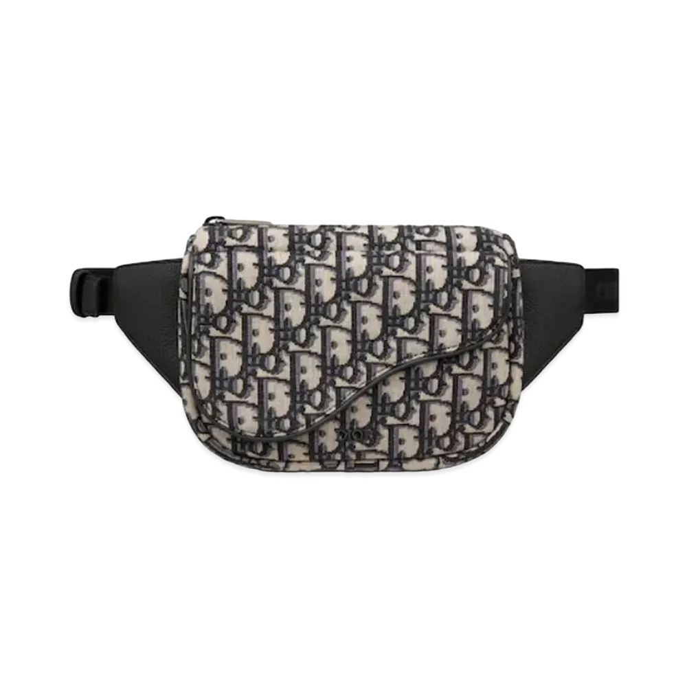 Dior Saddle Belt Bag Dior Oblique Jacquard "Beige"