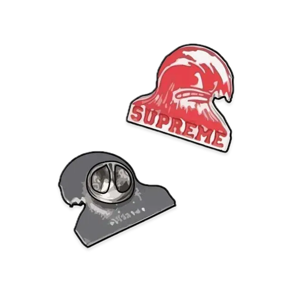 Supreme Wave Pin "Red"