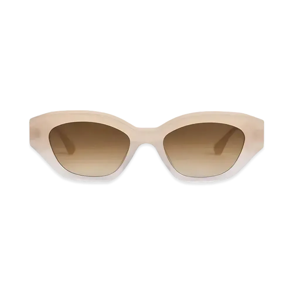 CHARLES & KEITH Recycled Acetate Sculptural Cat-Eye Sunglasses "Multi"