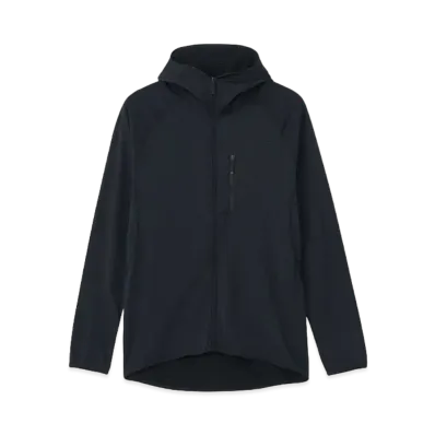 Goldwin Stretch Grid Zip Hoodie (Unisex) "Black"