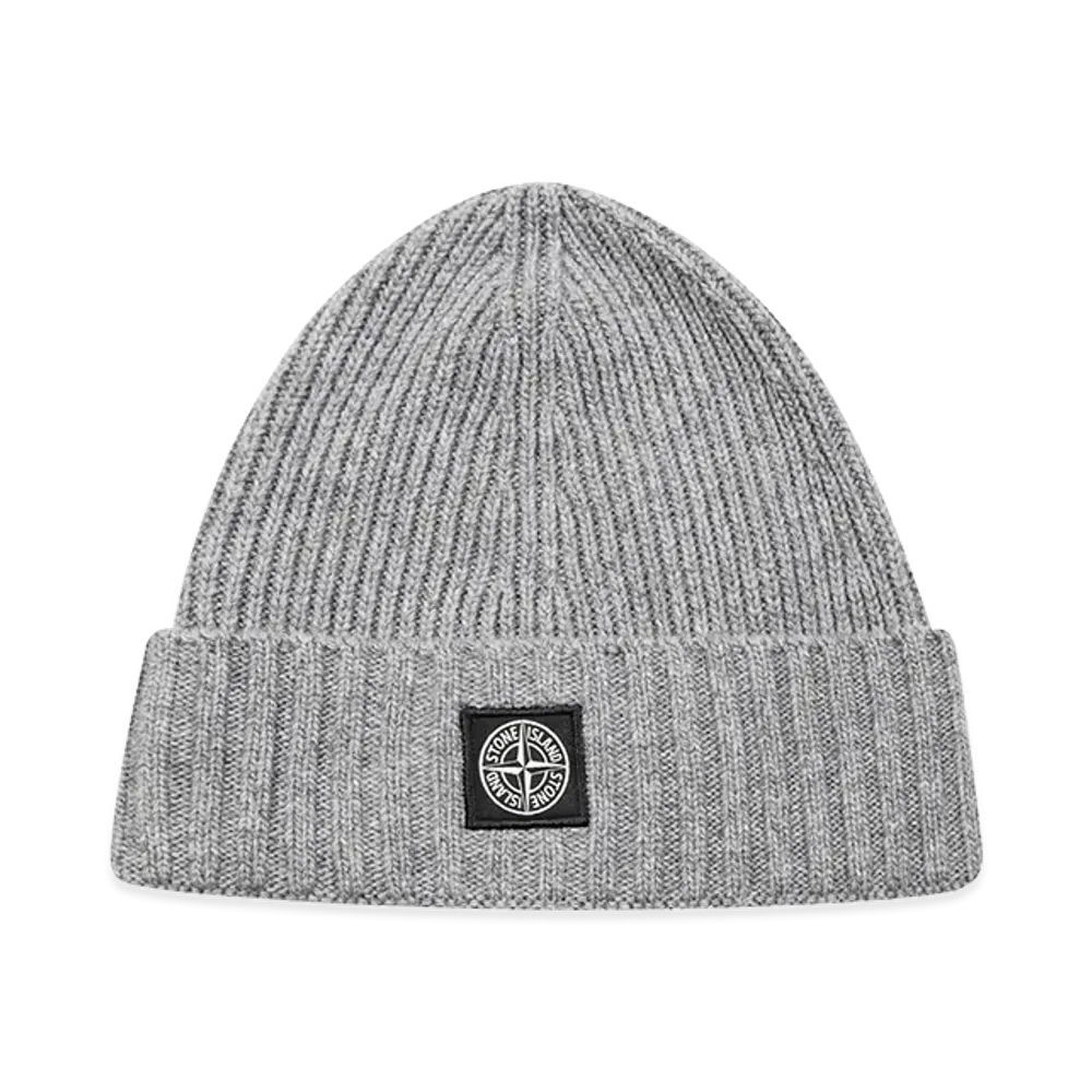 Stone Island Kids Beanie "Gray"