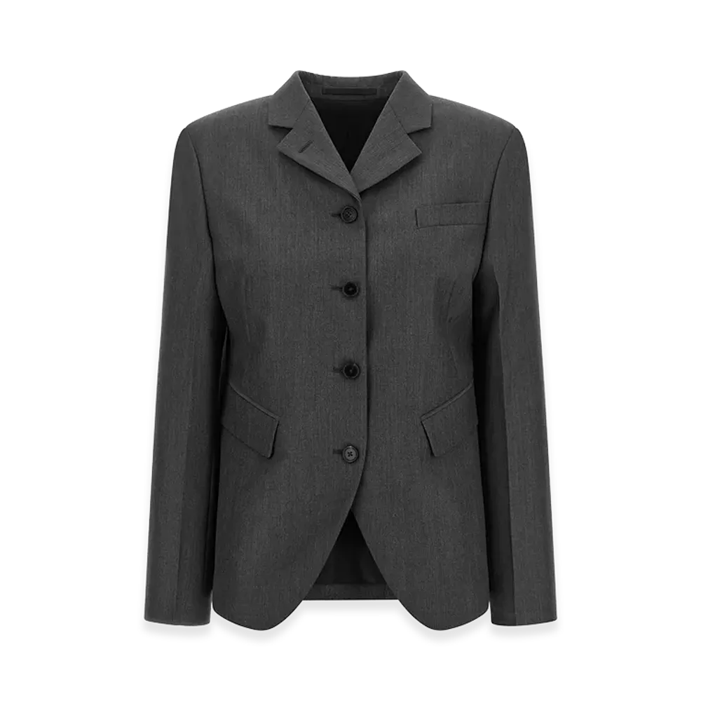 Jil Sander Women's Single-Breasted Blazer "Gray"