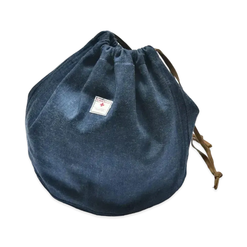 THE REAL McCOY'S Denim Pouch Bag "Indigo"