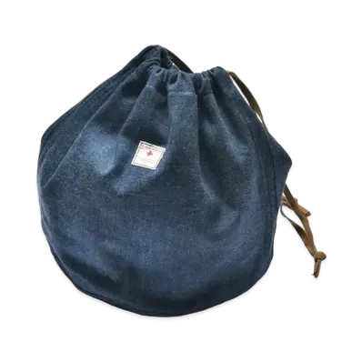 THE REAL McCOY'S Denim Pouch Bag "Indigo"