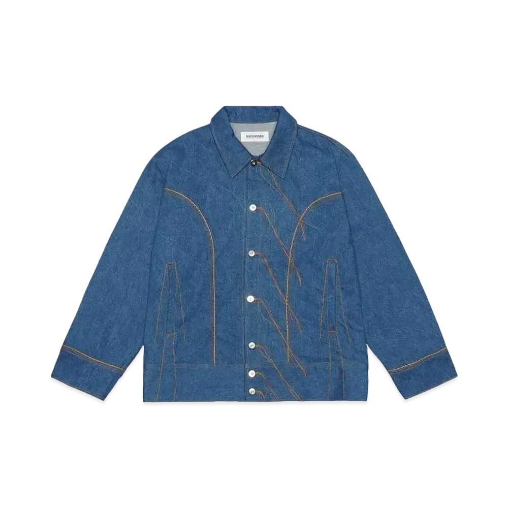 DISCOVERED DENIM WESTERN BLOUSON "INDIGO"