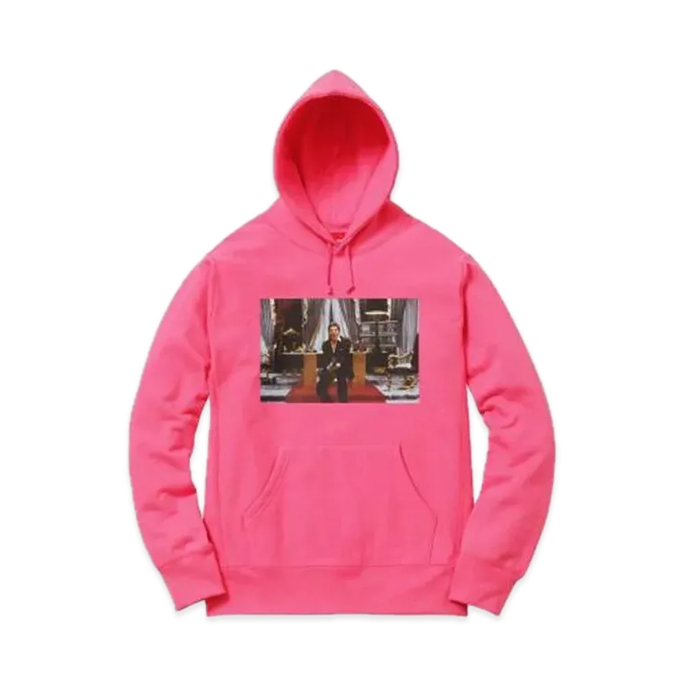 Supreme Scarface Friend Hooded Sweatshirt "Pink"