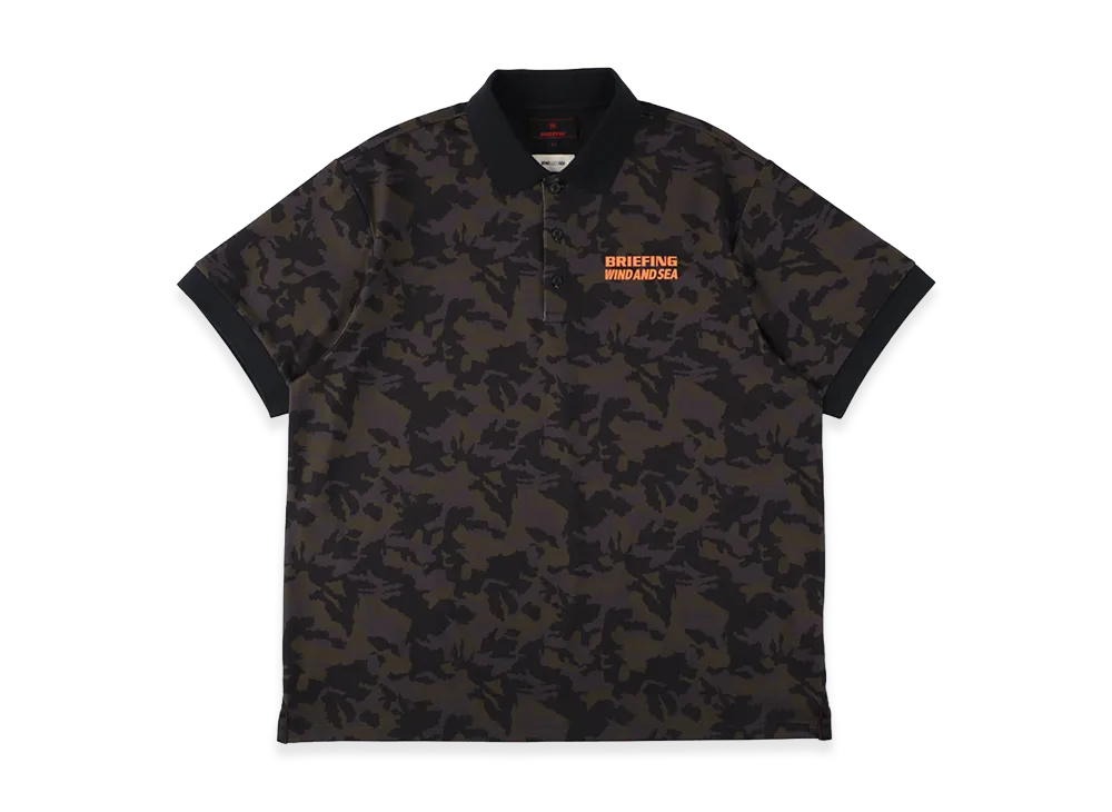 WIND AND SEA x BRIEFING GOLF Polo "Camo"