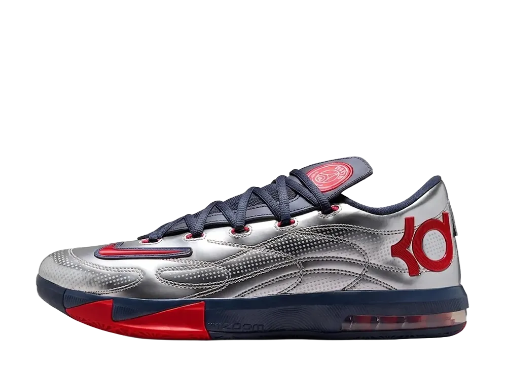 Paris Saint-Germain (PSG) × Nike KD 6 "Metallic Silver/College Navy"