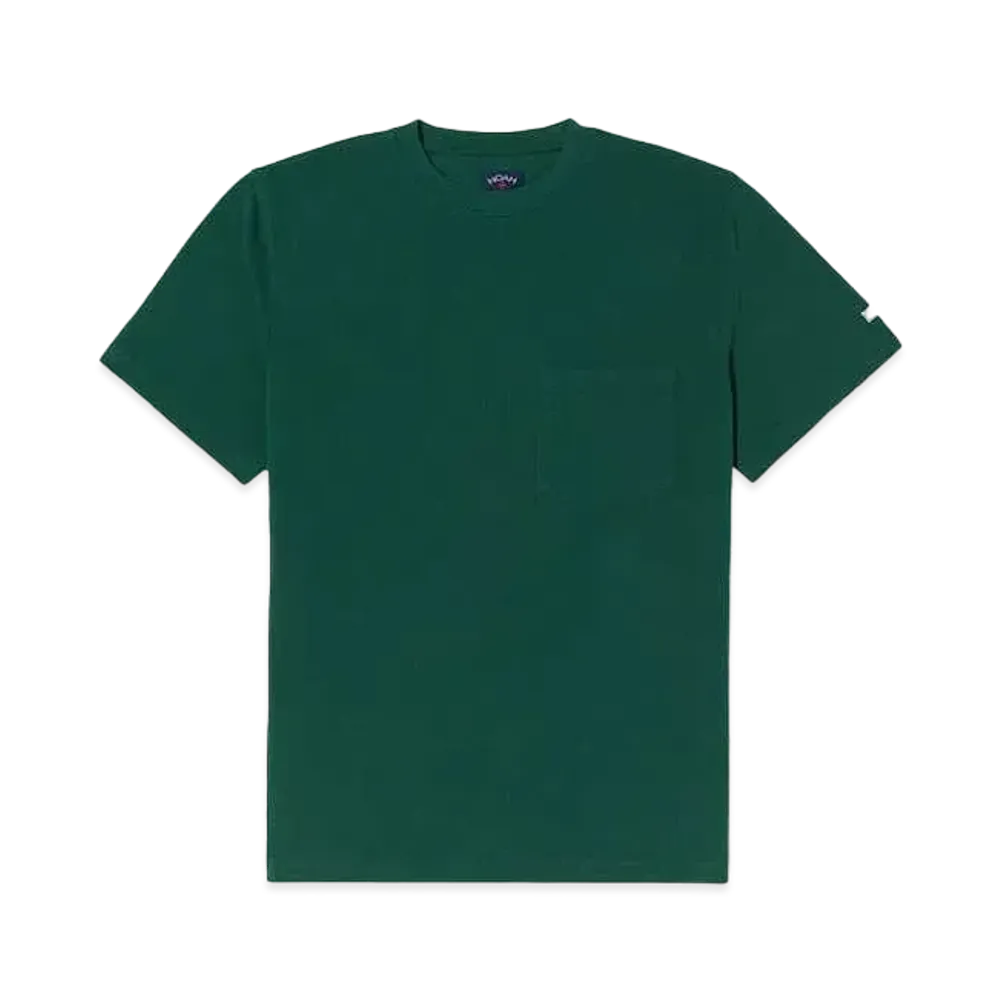 Noah Heavy Weight Pique Top "Forest Green"