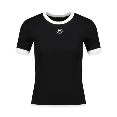 Marine Serre T-Shirts "Black/White"