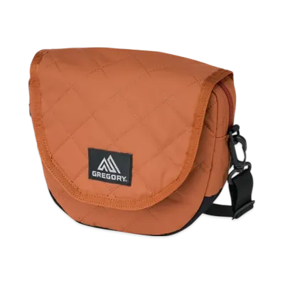 GREGORY Rough Shoulder "Brown Quilted"