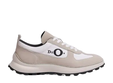 Dior Squash Sneaker Suede Calfskin and Technical Fabric "Beige"