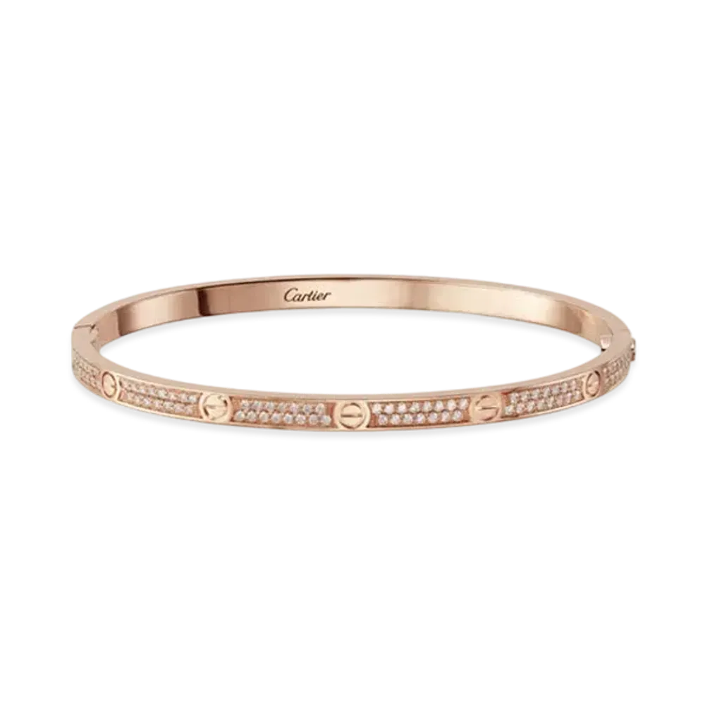 Cartier Love Bracelet, Small Model, Pave