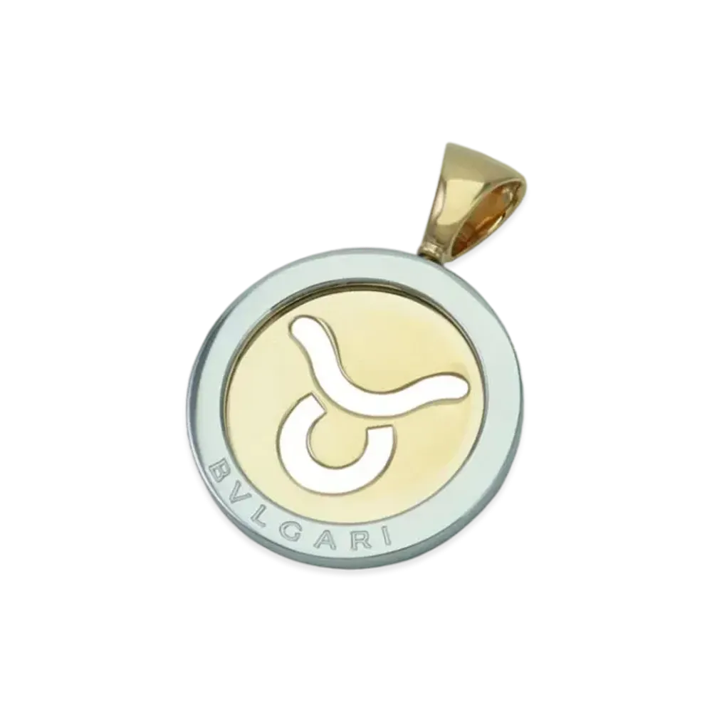 BVLGARI Tondo Taurus Pendant Top "Yellow Gold"