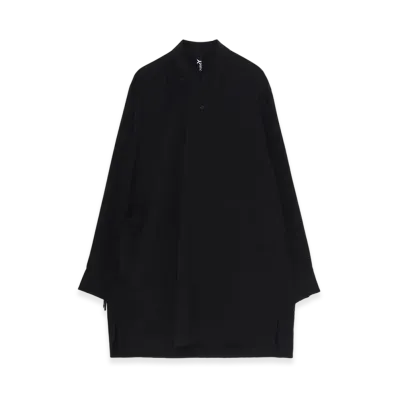 Ground Y Crepe De Chine Chanpa Shirt "Black"