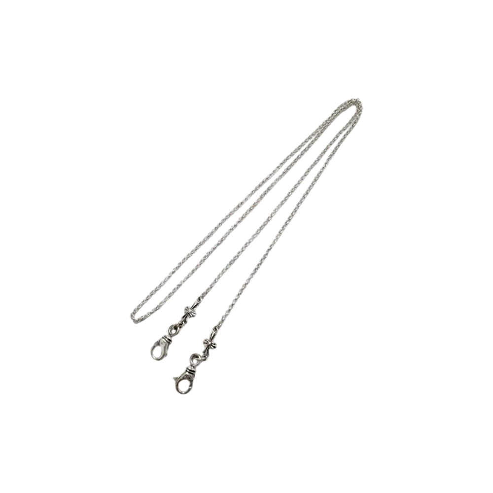 Chrome Hearts Mask Roll-Chain 2 Clip "Silver"