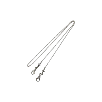 Chrome Hearts Mask Roll-Chain 2 Clip "Silver"