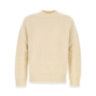 Jil Sander Mohair Blend Sweater "White"