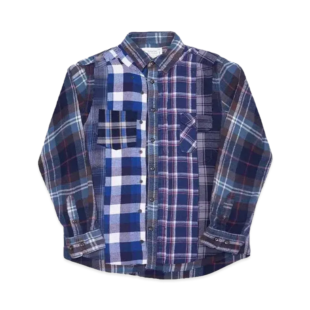 Rafu Remake shirt "BLUE"
