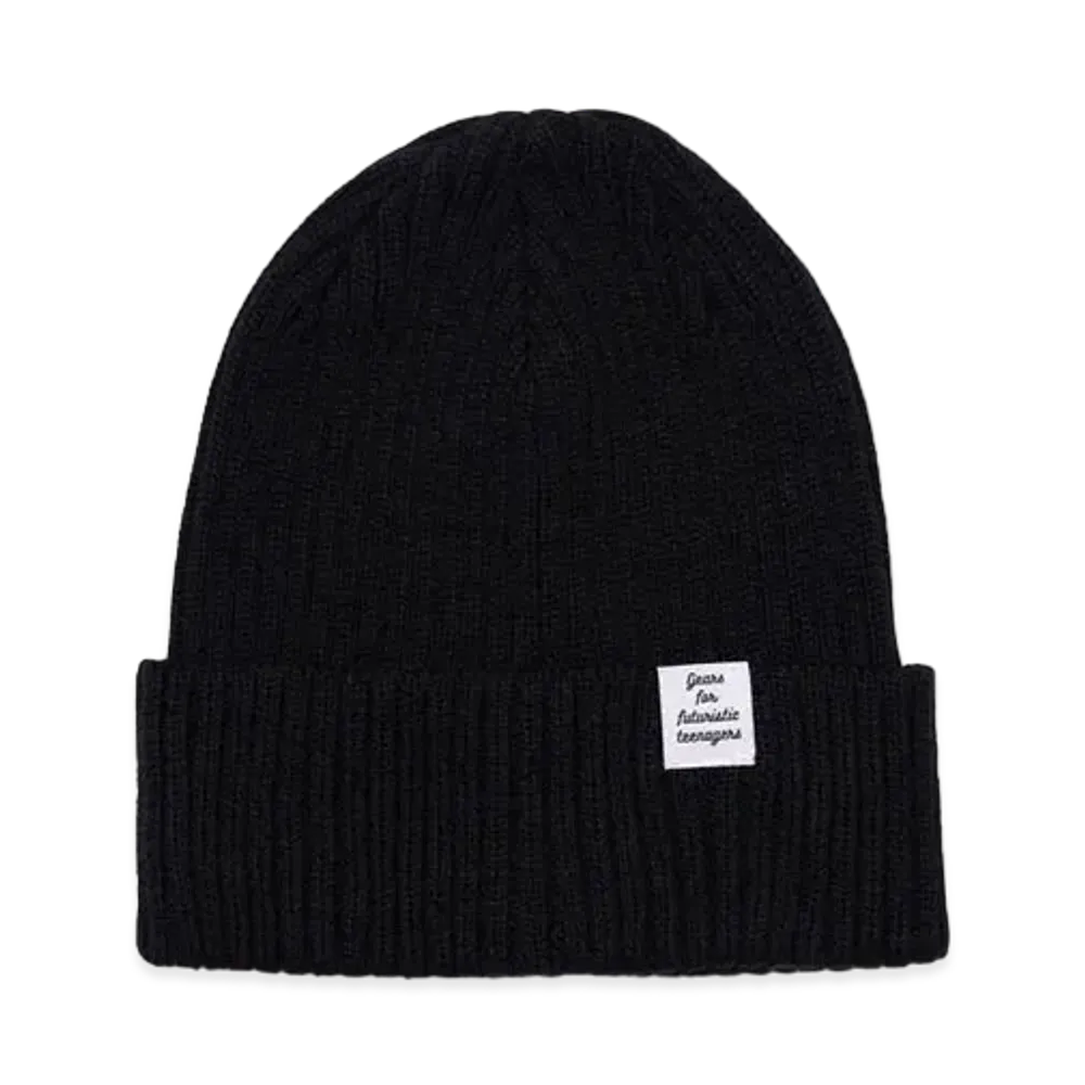 HUMAN MADE Cotton Rib Beanie "Black"